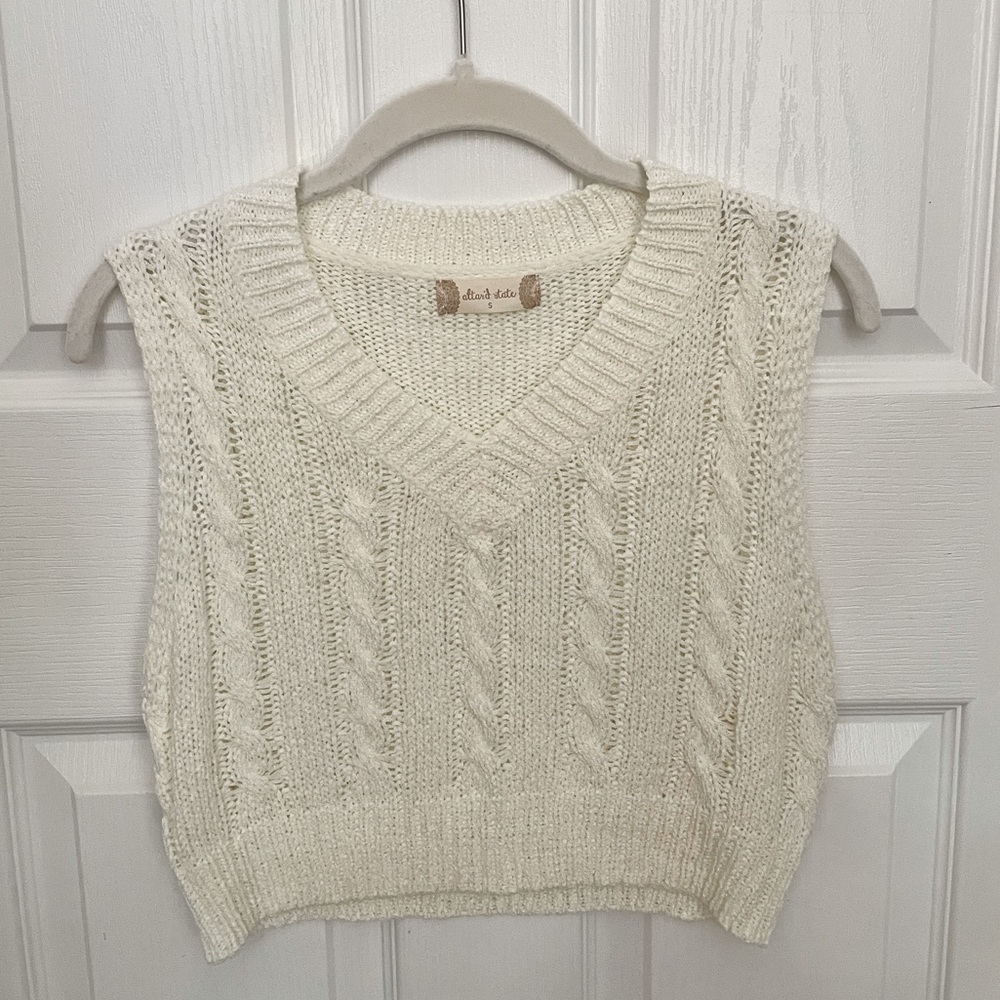 Altar’d State Cropped Sweater Vest